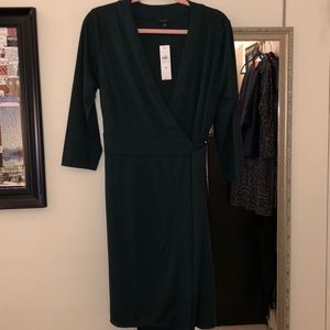 Ann Taylor True Wrap Dress 14